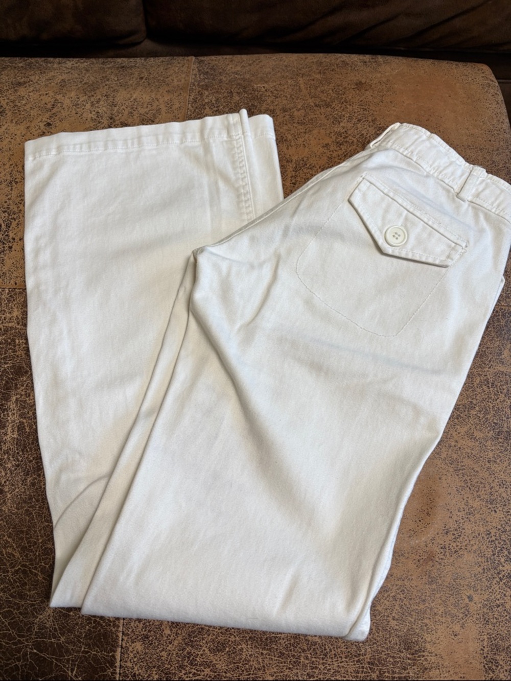 Forever 21 White Wide Leg Pants